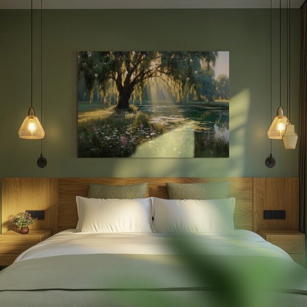 Картина 113x85 cm Sunlit Willow – Styler