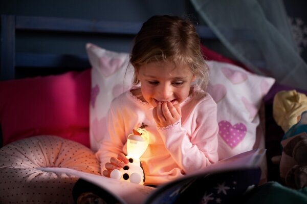 Philips 71768/08/16 -LED Детска лампа DISNEY FROZEN OLAF LED/0,3W/2xAAA снежен човек
