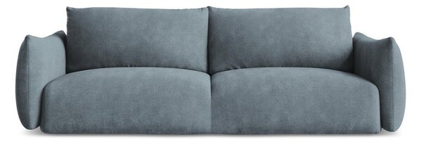 Син шенилов разтегателен диван 230 cm Leila – Makamii