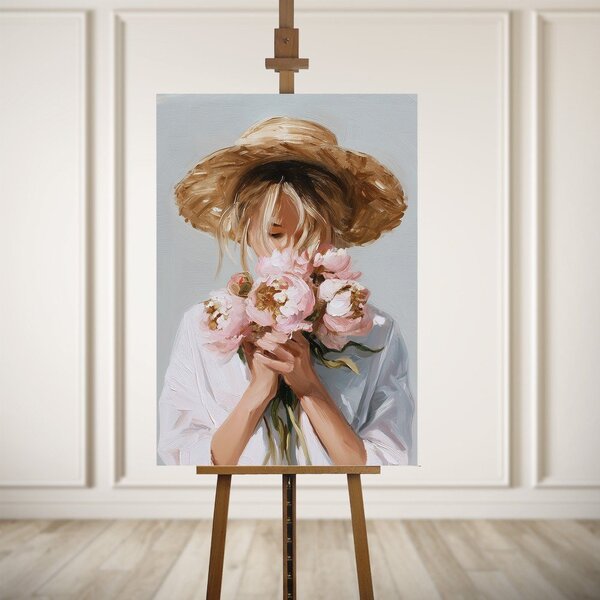 Картина с ръчно изрисувани елементи 70x100 cm Estelle – Styler