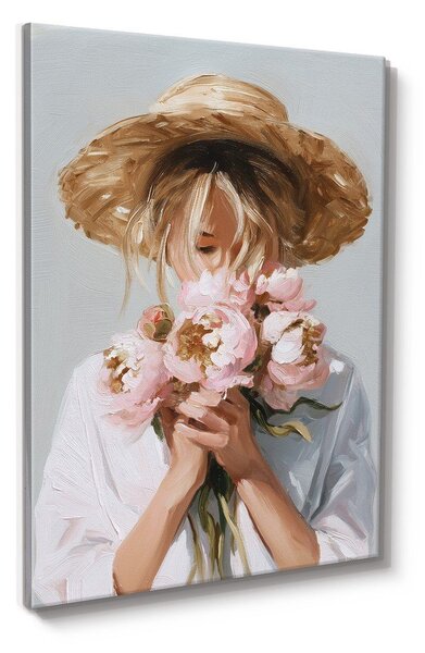 Картина с ръчно изрисувани елементи 70x100 cm Estelle – Styler