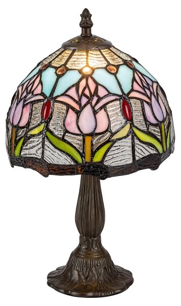 Brilagi - Tiffany витражна настолна лампа LORAS 1xE14/40W/230V