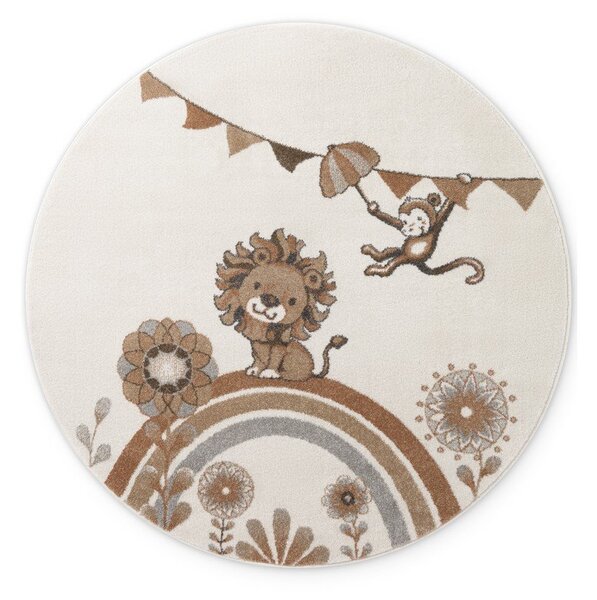 Кремав детски килим ø160 cm Roar like a Lion – Villeroy&Boch
