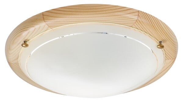 Brilagi - Плафон ORBIS 1xE27/60W/230V, Ø 30 см, борова дървесина