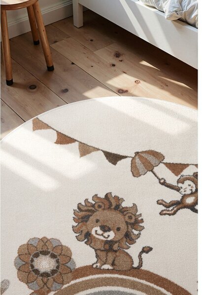 Кремав детски килим ø160 cm Roar like a Lion – Villeroy&Boch