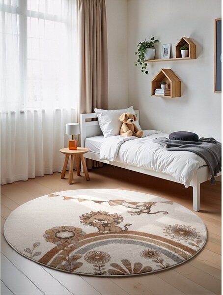 Кремав детски килим ø160 cm Roar like a Lion – Villeroy&Boch