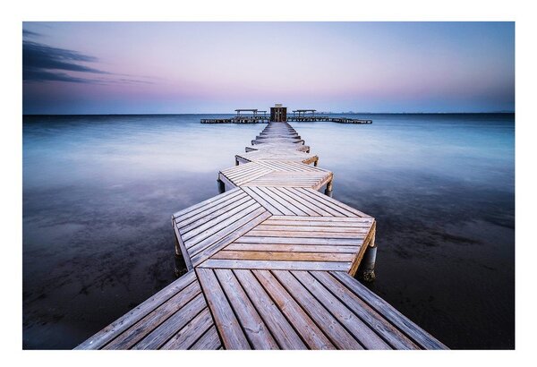 Картина 113x85 cm Twilight Pier – Styler