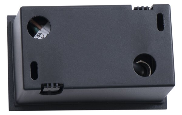 Модерна вградена стенна лампа черна 11.5cm с LED IP65 - Trem