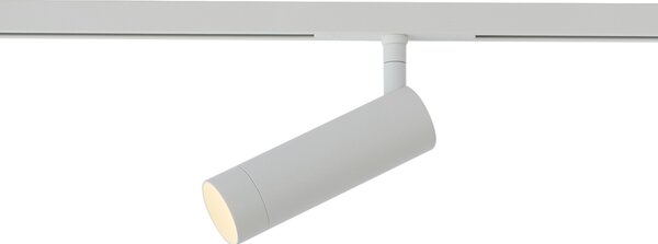 Модерен бял прожектор за 1-фазна релсова система GU10 35mm - Slimline Uzzy