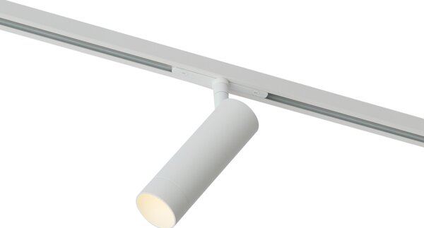 Модерен бял прожектор за 1-фазна релсова система GU10 35mm - Slimline Uzzy
