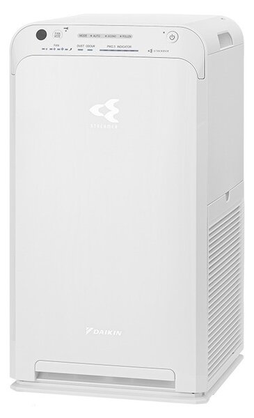 Пречиствател на въздух Daikin Streamer MC55W, До 41 м2, 330 м3/ч, 4 режима, Плазмен йонизатор, HEPA, Бял