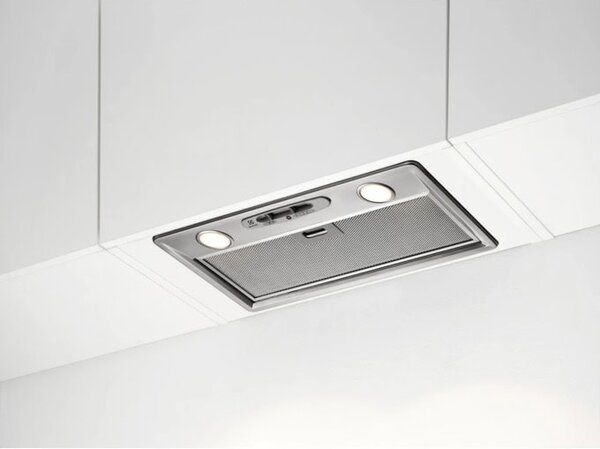 Абсорбатор Electrolux LFG525S, за вграждане, енергиен клас C, въздухопоток 350 m3/h, 1 мотор, 3 степени на мощност, филтър против мазнини, инокс