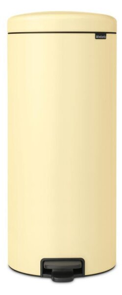 Кош за боклук с педал Brabantia NewIcon 1008852, 30 л, Плавно затваряне, Противоплъзгаща основа, Жълт