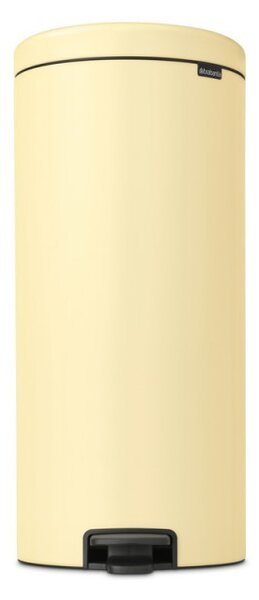 Кош за боклук с педал Brabantia NewIcon 1008852, 30 л, Плавно затваряне, Противоплъзгаща основа, Жълт
