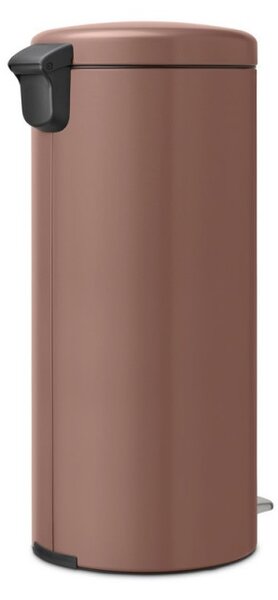 Кош за боклук с педал Brabantia NewIcon 1008853, 30 л, Плавно затваряне, Противоплъзгаща основа, Сатенено покритие, Кафяв