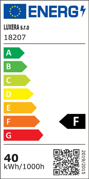 Полилей PASSO LED, черен, 40W, 4000K