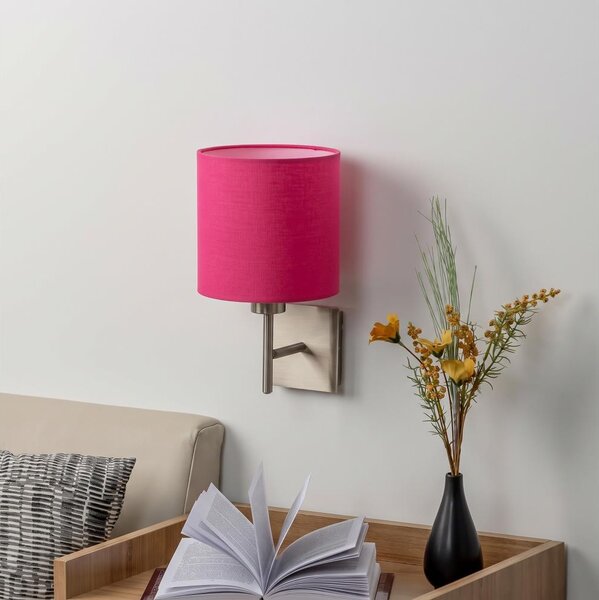 BRILAGI - LED стенно осветително тяло NUBILA 1xE27/60W/230V матов хром/розова