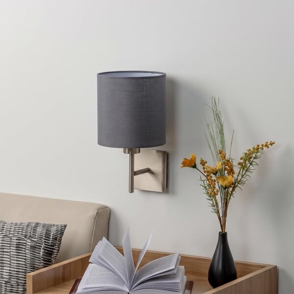 BRILAGI - LED стенен аплик NUBILA 1xE27/60W/230V матов хром/антрацит