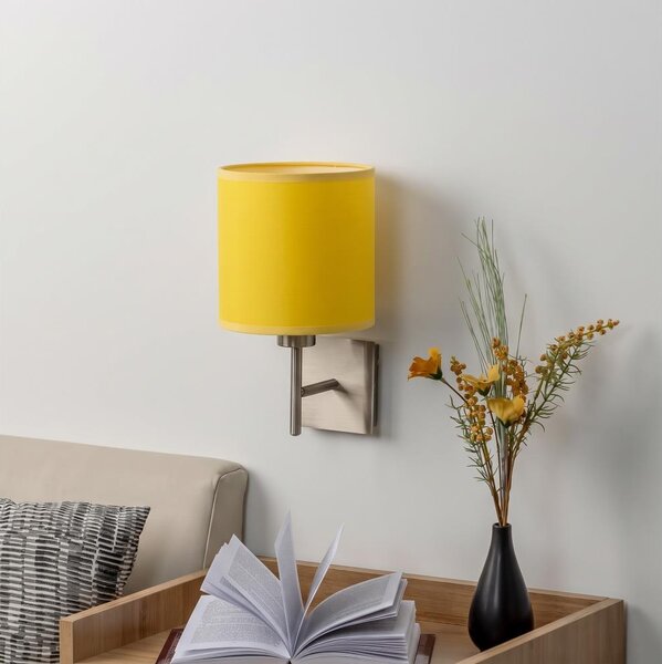 BRILAGI - LED стенен аплик NUBILA 1xE27/60W/230V матов хром/жълт