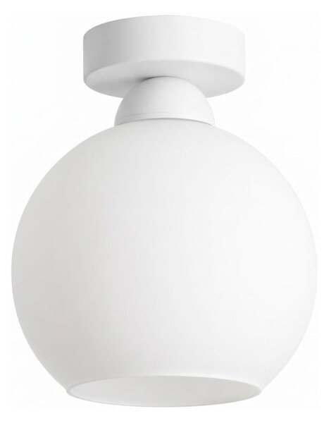 BRILAGI - LED таванно осветително тяло RETRO GLASS 1xE27/60W/230V Ø 15 см бяло