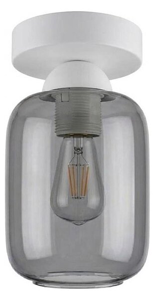 BRILAGI - LED Таванно осветително тяло R GLASS 1xE27/60W/230V Ø 14 cm бял/димно сив
