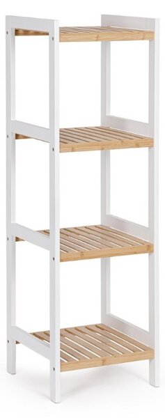 Bizzotto Етажерка Brooklyn нат/бял 4 рафта H100 cm