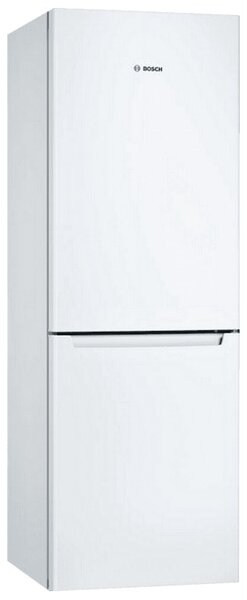 Хладилник с фризер Bosch KGN33NWEB, клас E, 282 л. общ обем, свободностоящ, 237kWh/годишно, No Frost, бял