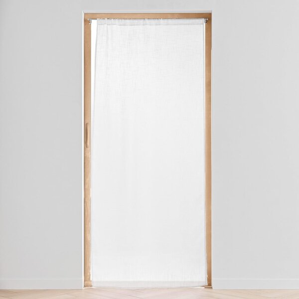 Бяла завеса за врата 90x200 cm Haltona – douceur d'intérieur