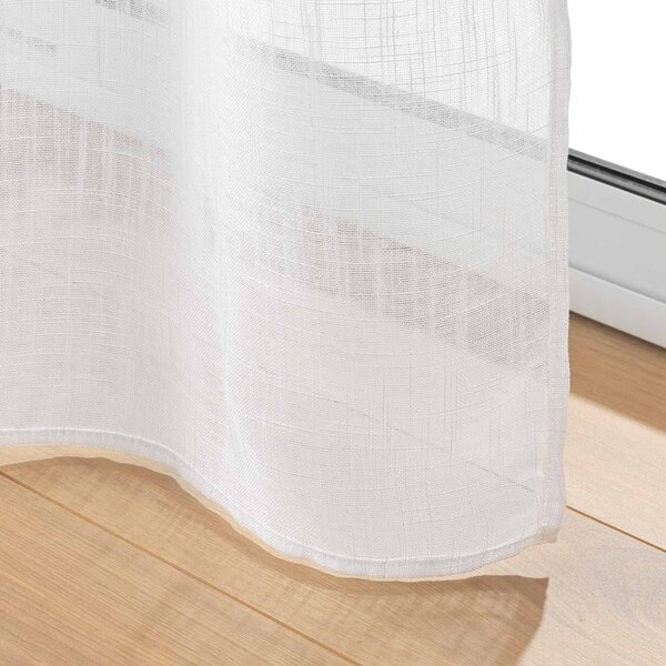 Бяла завеса за врата 90x200 cm Haltona – douceur d'intérieur