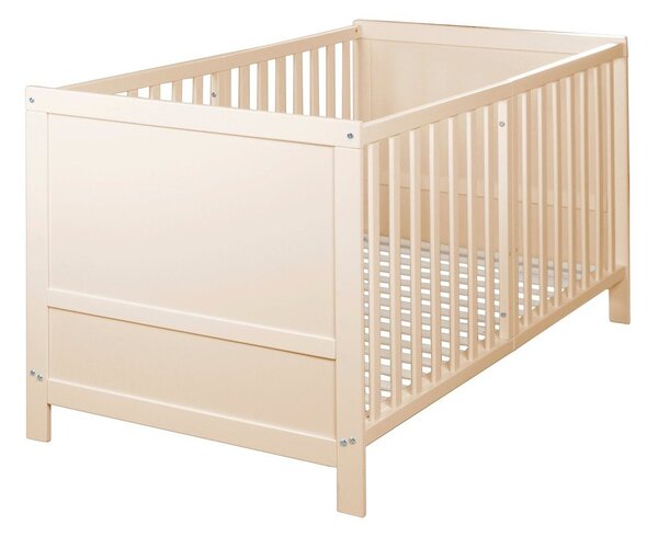 Детско креватче 70x140 cm с регулируема височина в естествен цвят Easy Sleep – Roba