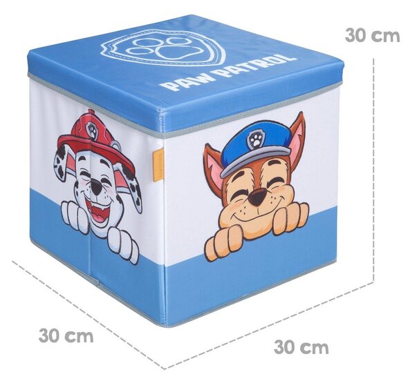 Текстилен органайзер за детски играчки 30x30x30 cm Paw Patrol – Roba