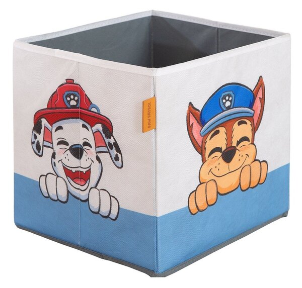Текстилни детски органайзери за играчки в комплект 2 бр. 27x27x27 cm Paw Patrol – Roba