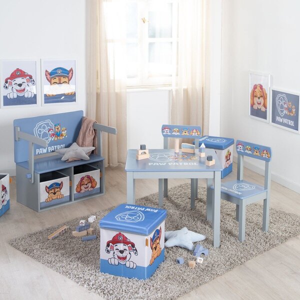 Текстилни детски органайзери за играчки в комплект 2 бр. 27x27x27 cm Paw Patrol – Roba