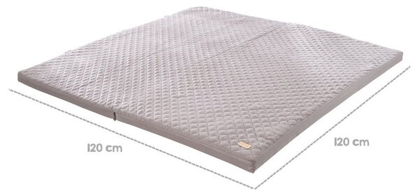 Тъмносиво детско килимче за игра 120x120 cm Style – Roba