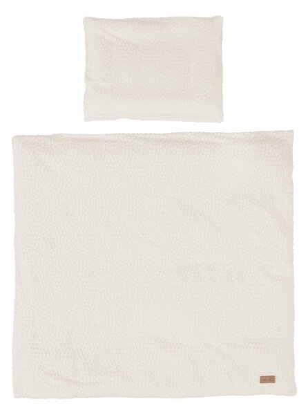Кремаво детско спално бельо за детско креватче 80x80 cm Seashells – Roba