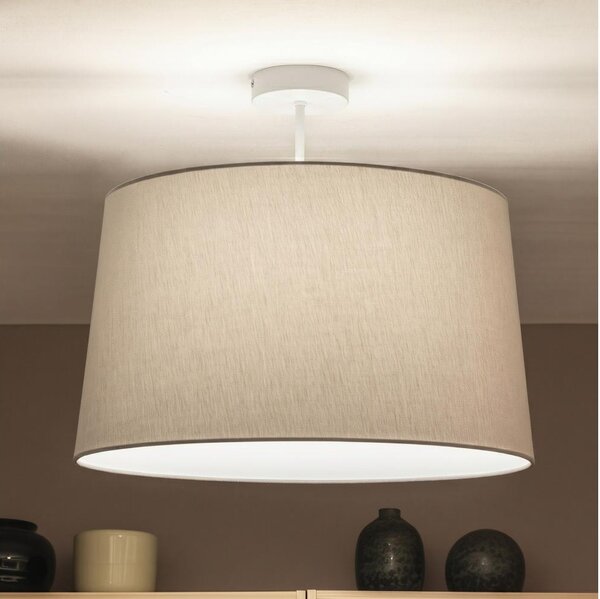 Brilagi - LED плафон CERIA 1xE27/60W/230V Ø 45 см бял/сив