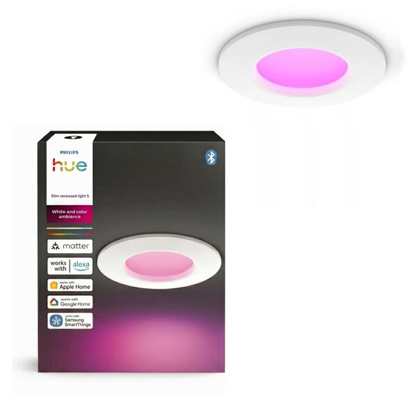 Philips - LED RGBW, димируемо вградено осветително тяло за баня Hue SLIM LED/8,3W/230V IP44