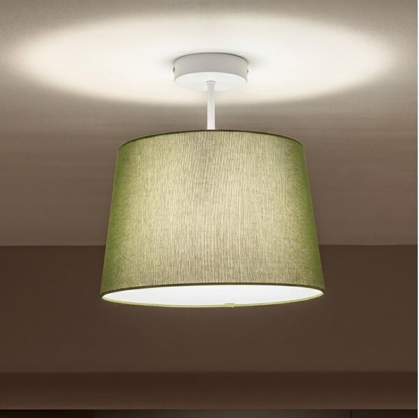 Brilagi - LED плафониера CERIA 1xE27/60W/230V Ø 30 см бяла/зелена