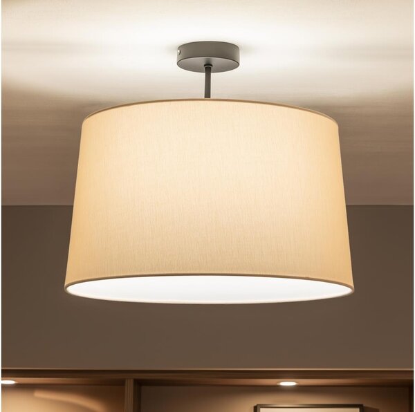 Brilagi - LED полилей за повърхностен монтаж CERIA 1xE27/60W/230V Ø 45 см черен/бежов