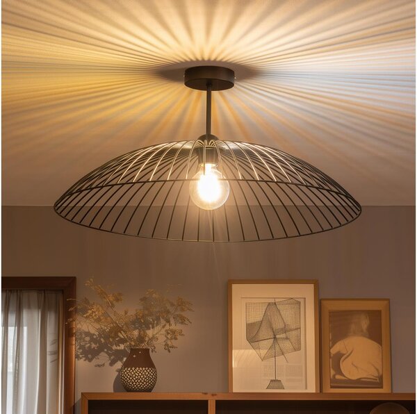 Brilagi - LED Плафон CERIA WIRE 1xE27/60W/230V pr. 60 cm черен
