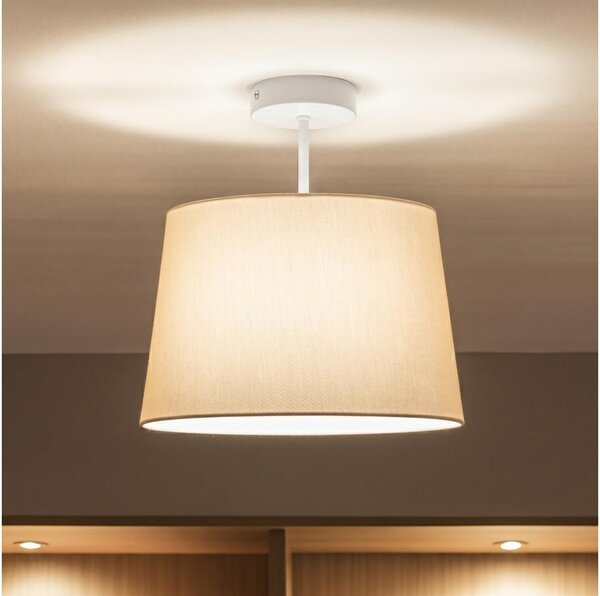 Brilagi - LED плафон CERIA 1xE27/60W/230V Ø 30 cm бял/бежов