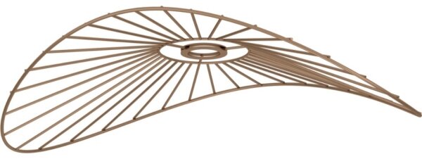 Brilagi - LED полилей с повърхностен монтаж CERIA WIRE 1xE27/60W/230V 40x56 см черен/бронзов