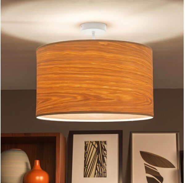 Brilagi - LED повърхностно монтиран полилей CERIA 1xE27/60W/230V Ø 45 см бял/бежов