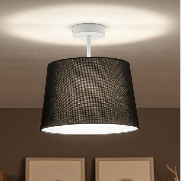 Brilagi - LED полилей за повърхностен монтаж CERIA 1xE27/60W/230V Ø 30 см бял/черен