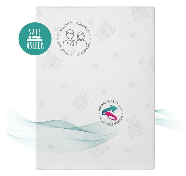 С пяна детски матрак със сменяем калъф 95x70 cm Safe Asleep® – Roba