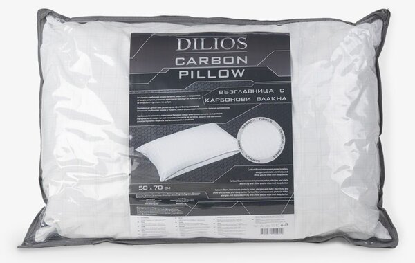 Възглавница DILIOS Карбон, 50/70 см, бяла