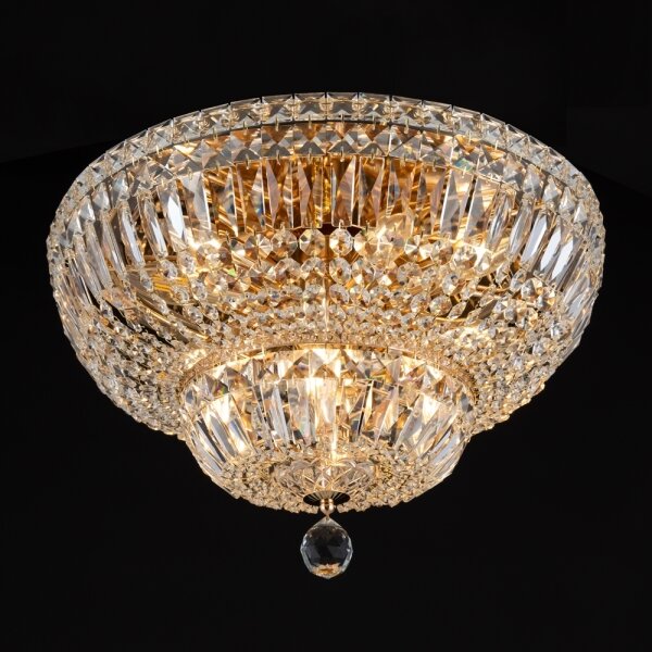 Maytoni DIA100-CL-12-G - Плафон BASFOR 12xE14/60W/230V златист