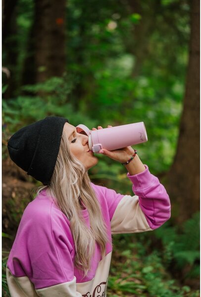 Розова термочаша за пътуване , 400 ml Fuori - Vialli Design