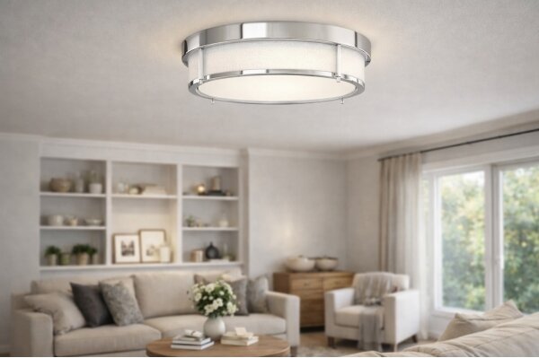 Open Design OR84948- Таванно осветително тяло ROMI 3xE14/12W/230V Ø 40 см, лъскав хром