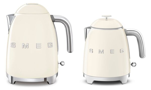 Кремава електрическа кана от неръждаема стомана 800 ml Retro Style – SMEG